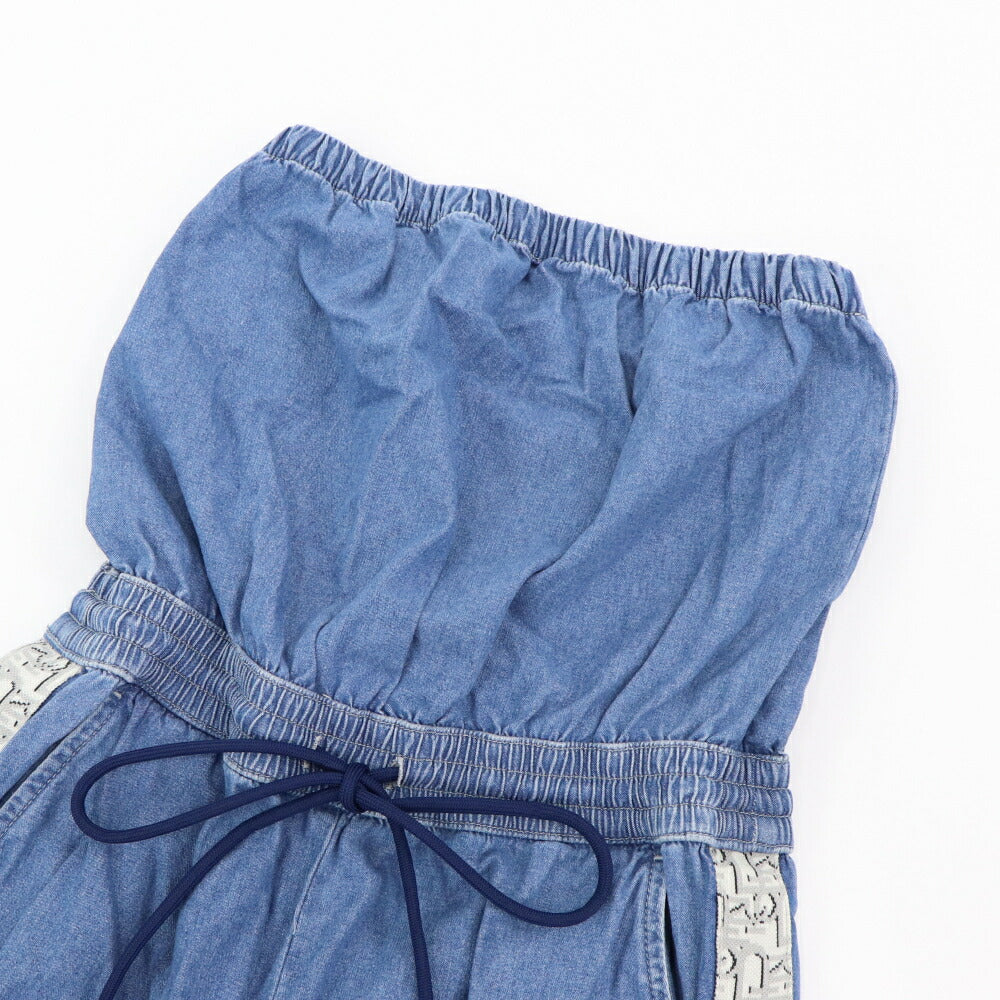 PINKO ピンコ レディース ワンピース ブルー クロップド デニム オールインワン 1J10XN-Y82X