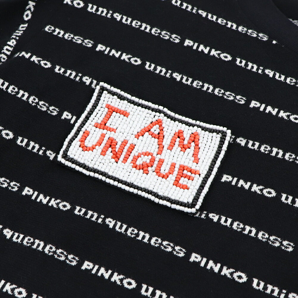 PINKO ピンコ レディース ワンピース ブラック タイトワンピ ロゴ 1Q103N-8101