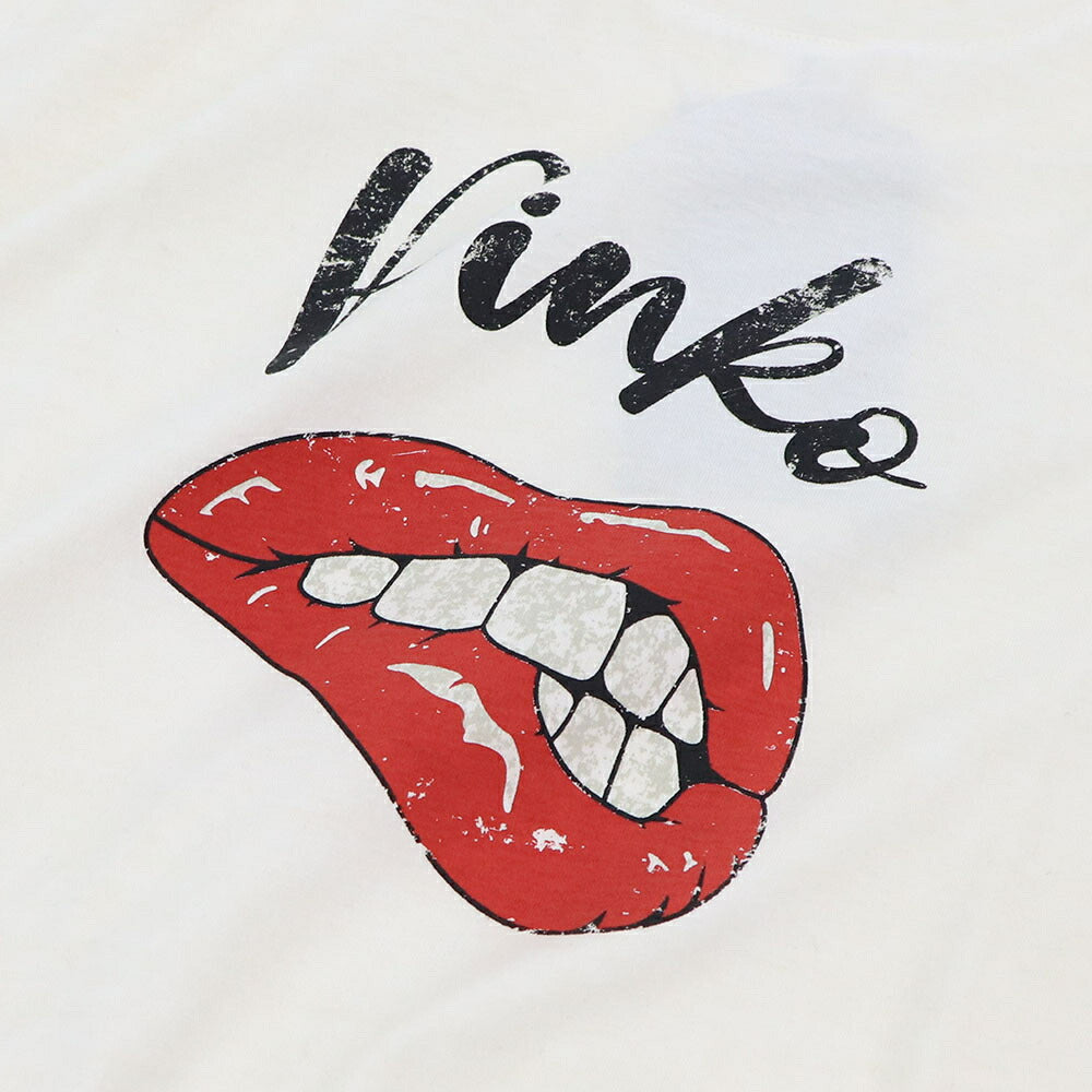 PINKO ピンコ レディース トップス Tシャツ・カットソー ホワイト ロゴ フロントプリント 半袖 1G1728-Y7VA