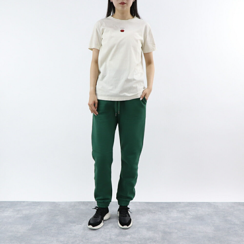 PINKO Tシャツ オフホワイト ロゴ ビーズ ワンポイント 半袖 1G173E-Y7WQ