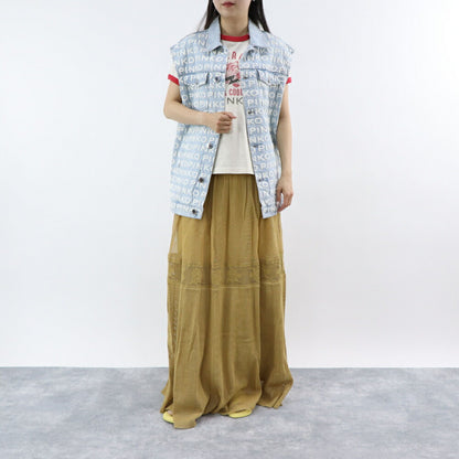 PINKO Tシャツ オフホワイト ロゴ プリント 半袖 1G17R5-Y85U