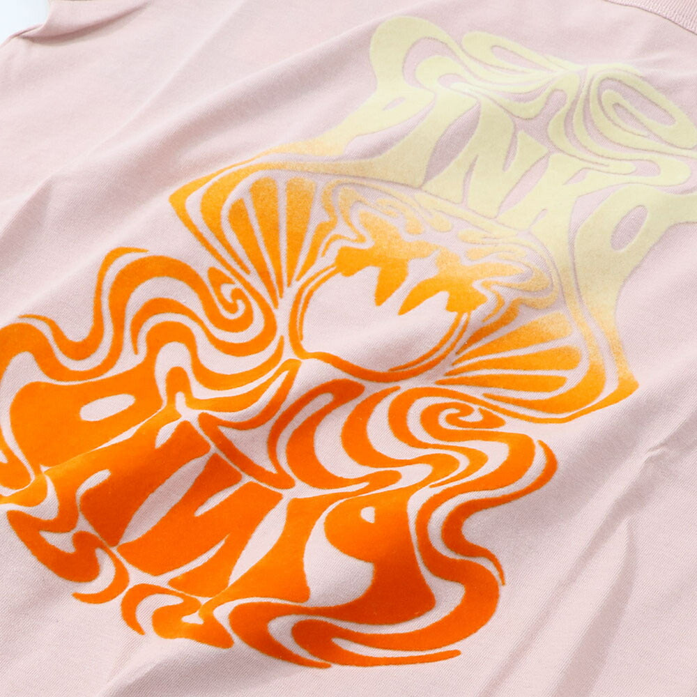 PINKO Tシャツ ピンク ロゴ プリント 半袖 1G1870-Y6K7