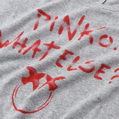 PINKO ニット グレー ロゴ ウール カシミヤ 1G16WZ-Y7GZ