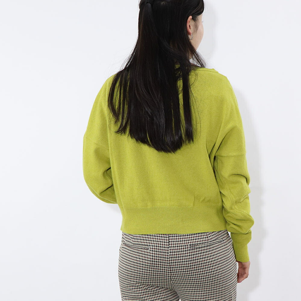 PINKO ニット  イエロー オーバーサイズ ウール カシミヤ 1G16X1-Y7GZ