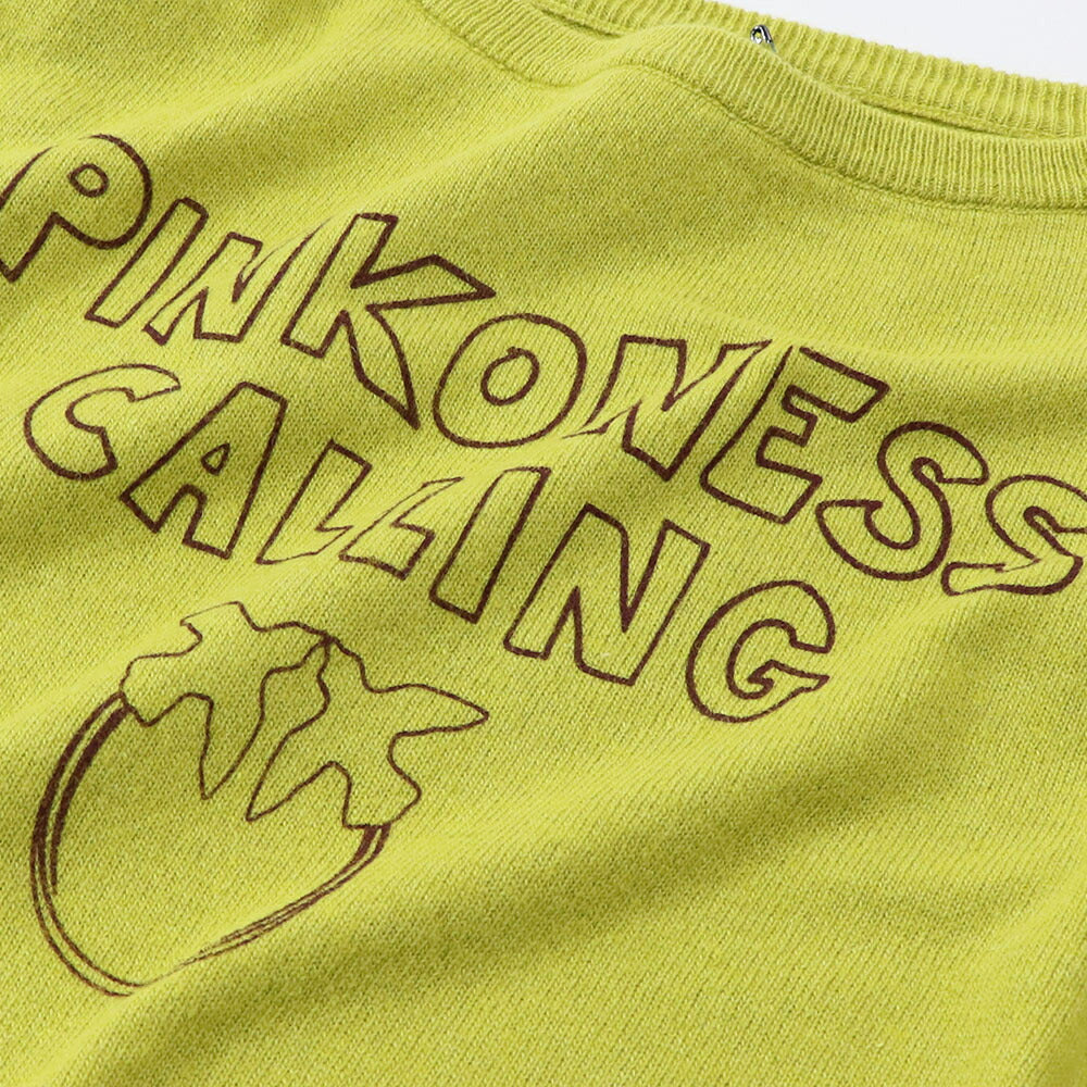 PINKO ニット  イエロー オーバーサイズ ウール カシミヤ 1G16X1-Y7GZ