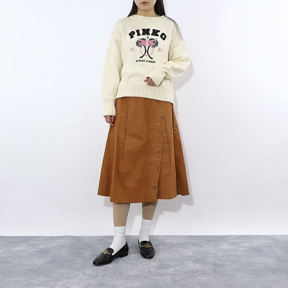 PINKO ニット  ベージュ オーバーサイズ 1G175Q-Y83J