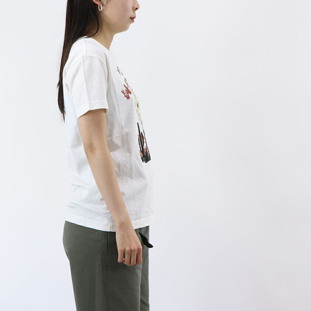 PINKO Tシャツ グレー ホワイト ロゴ プリント 半袖 1G18BM-Y7WQ