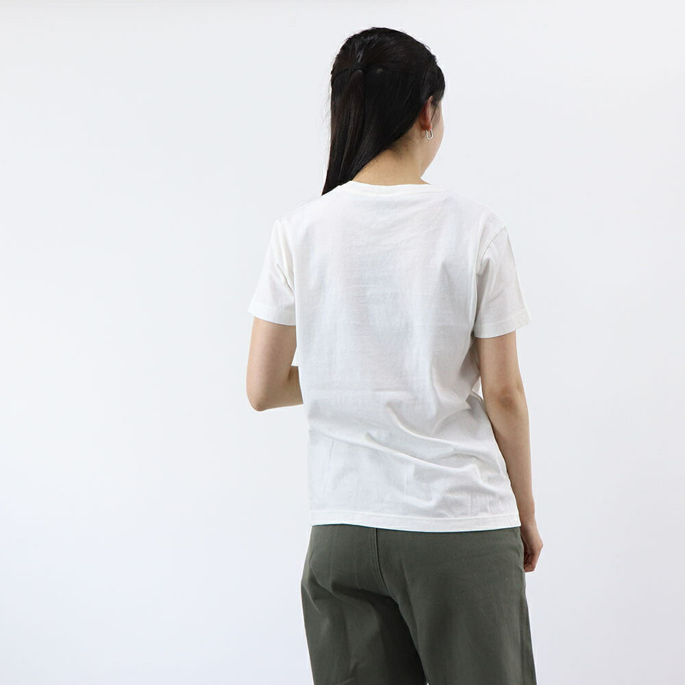 PINKO Tシャツ グレー ホワイト ロゴ プリント 半袖 1G18BM-Y7WQ