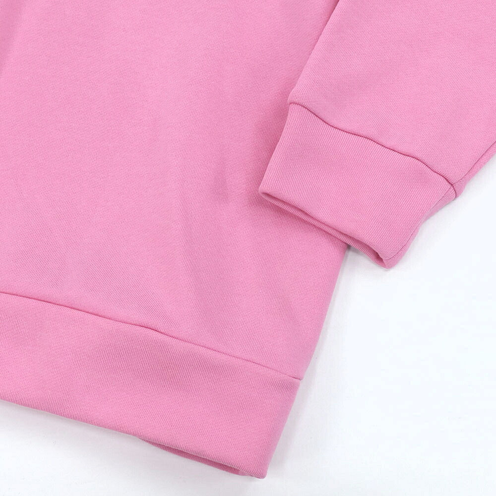PINKO ピンコ レディース トップス スウェット・パーカー ピンク コットン フーディ プルオーバー 100464-A0LQ