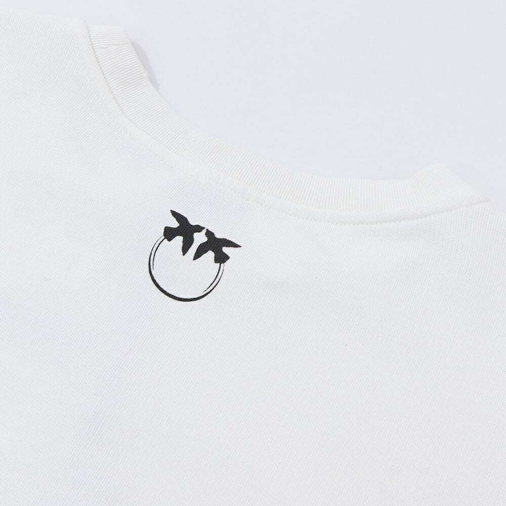 PINKO スウェット ホワイト グラフィックプリント 1G16UJ-Y54B