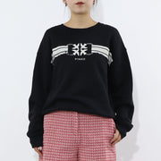 PINKO スウェット ブラック ロゴ 裏起毛 1G16VS-Y7JP