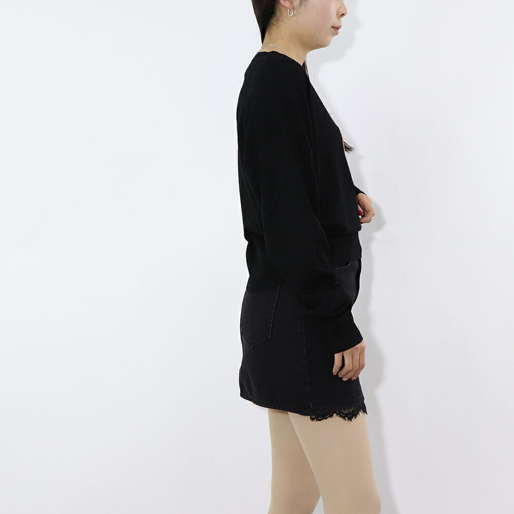 PINKO ニット  ブラック  刺繍 ウール 1G16ZT-Y7Z3