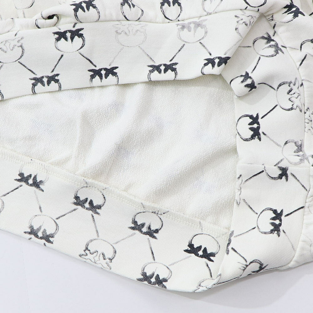 PINKO パーカー ホワイト ラインストーン プルオーバー 1G1726-Y7YT