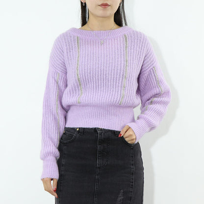 PINKO ニット  パープル モヘアニット 1G156L-Y6FW