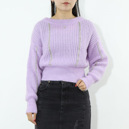 PINKO ニット  パープル モヘアニット 1G156L-Y6FW