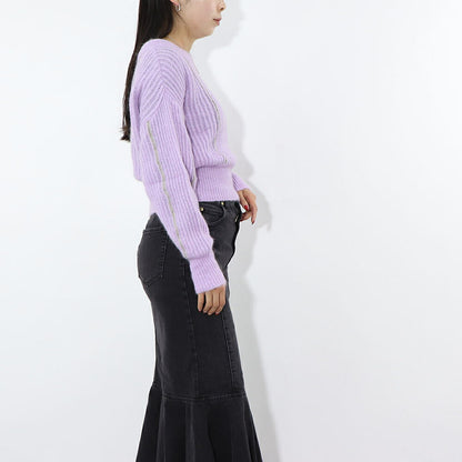 PINKO ニット  パープル モヘアニット 1G156L-Y6FW