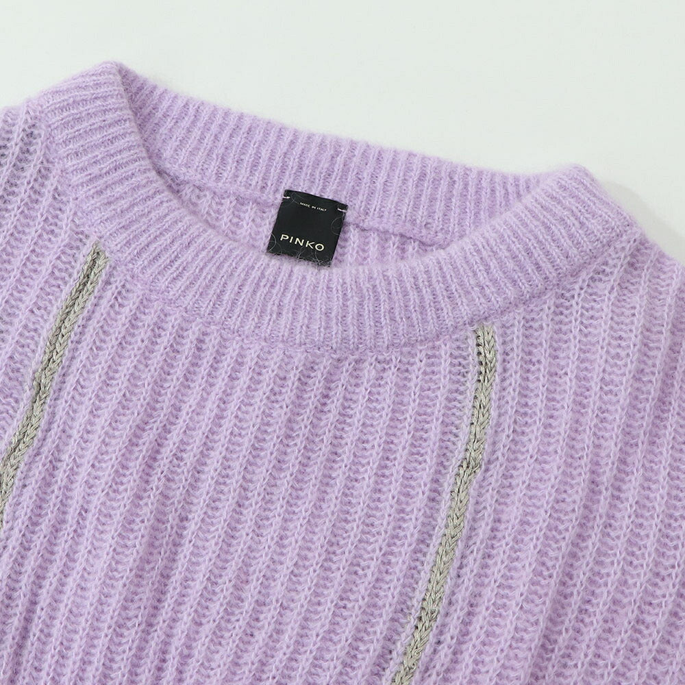 PINKO ニット  パープル モヘアニット 1G156L-Y6FW