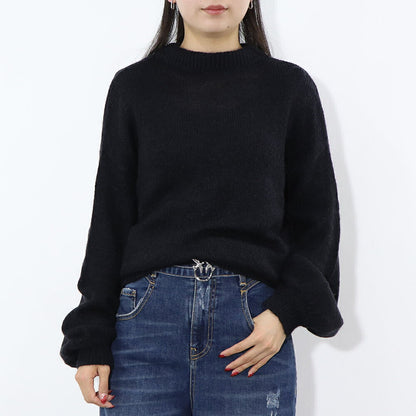 PINKO ニット  ブラック バックリボン ウール 1G156T-Y6E2