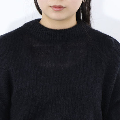 PINKO ニット  ブラック バックリボン ウール 1G156T-Y6E2