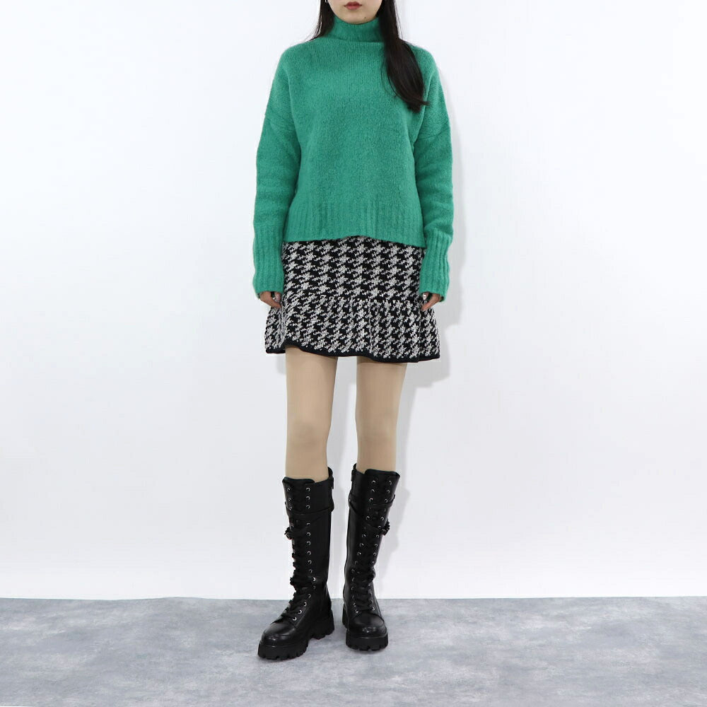 PINKO ニット  グリーン タートルネック 長袖ニット 1G16CG-Y7CK