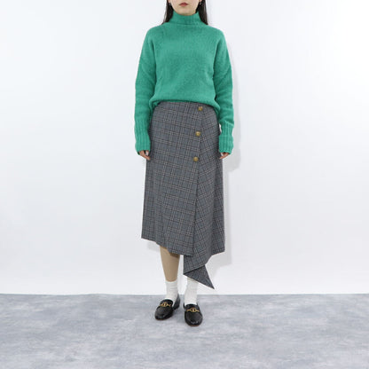 PINKO ニット  グリーン タートルネック 長袖ニット 1G16CG-Y7CK