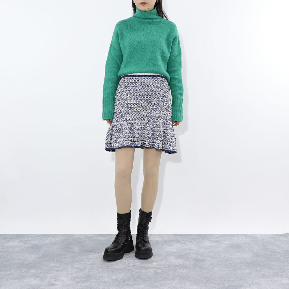 PINKO ニット  グリーン タートルネック 長袖ニット 1G16CG-Y7CK