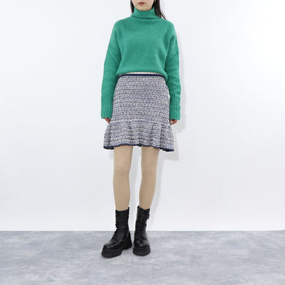 PINKO ニット  グリーン タートルネック 長袖ニット 1G16CG-Y7CK