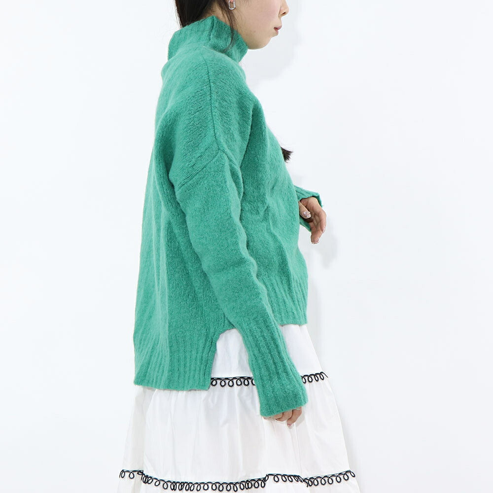 PINKO ニット  グリーン タートルネック 長袖ニット 1G16CG-Y7CK