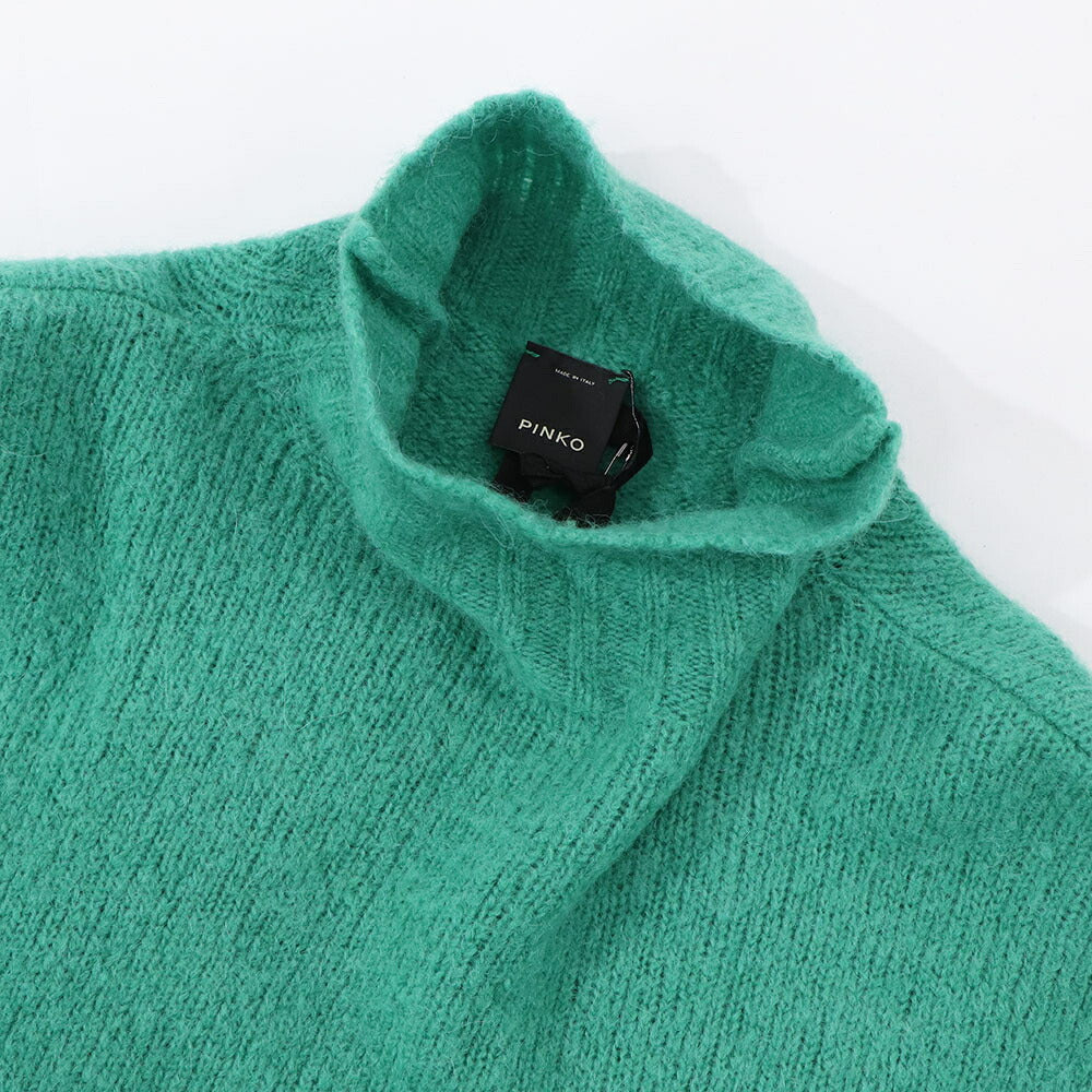 PINKO ニット  グリーン タートルネック 長袖ニット 1G16CG-Y7CK