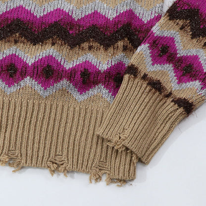 PINKO ニット マルチカラー ロゴ べージュ グレー 1G188A-A06C