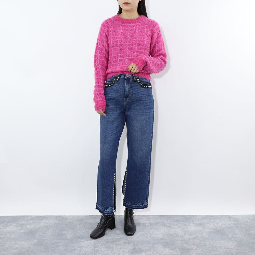 PINKO ニット ピンク アルパカ 1G18A2-A060