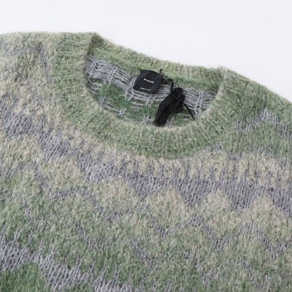 PINKO ニット  グリーン クロップド丈 1G18C5-A09M