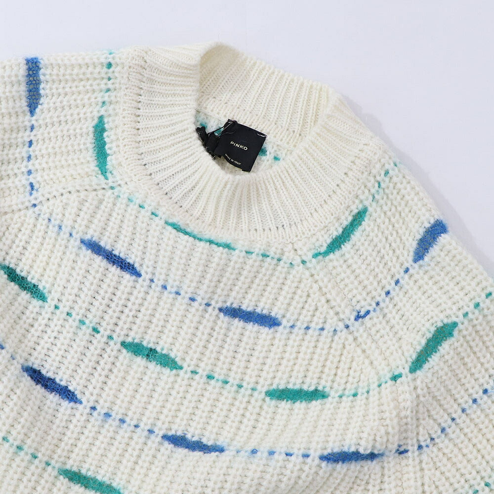 PINKO ニット  ホワイト ハイネック 1G18H0-A09B