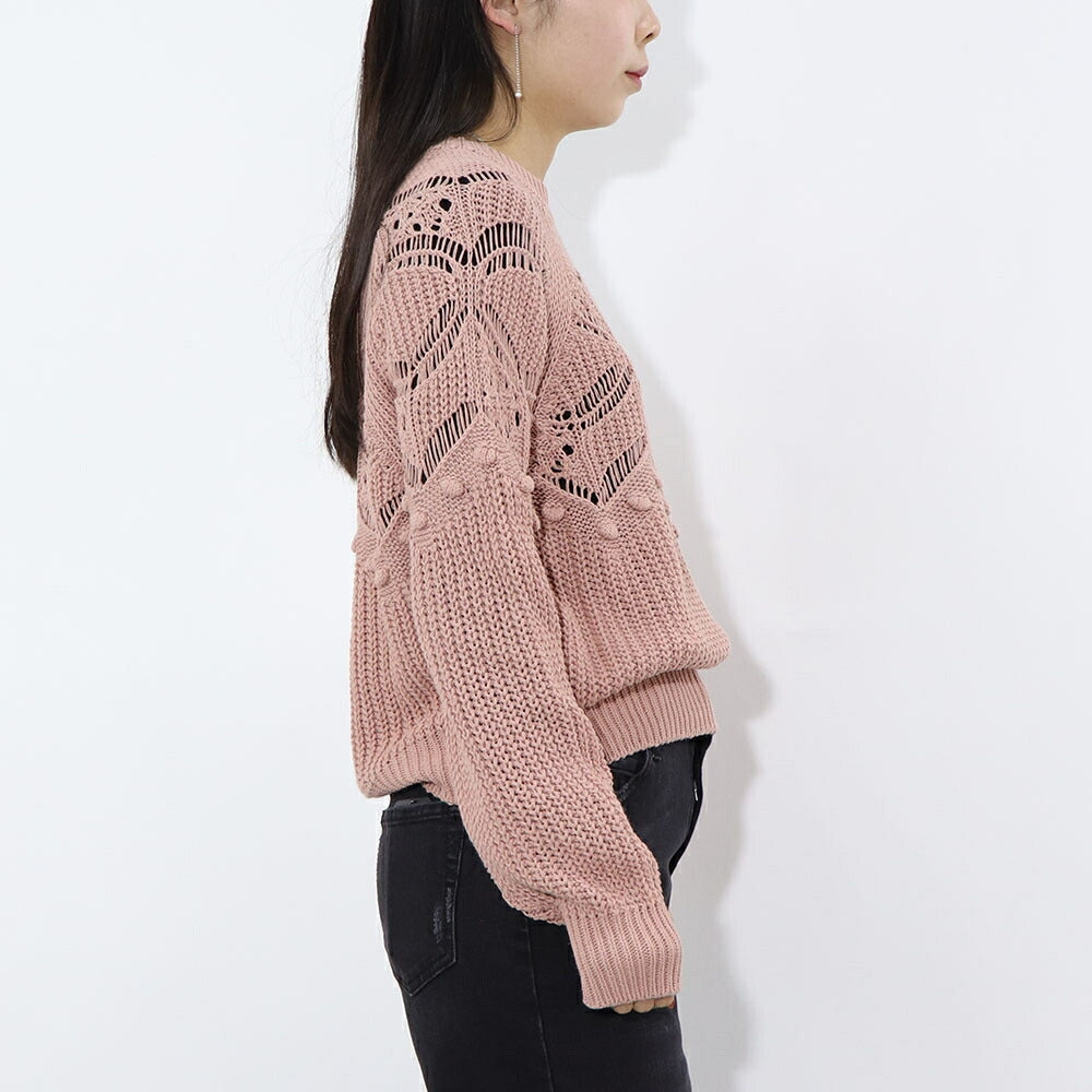 PINKO ニット ピンク オーバーサイズ 100940-A0SJ