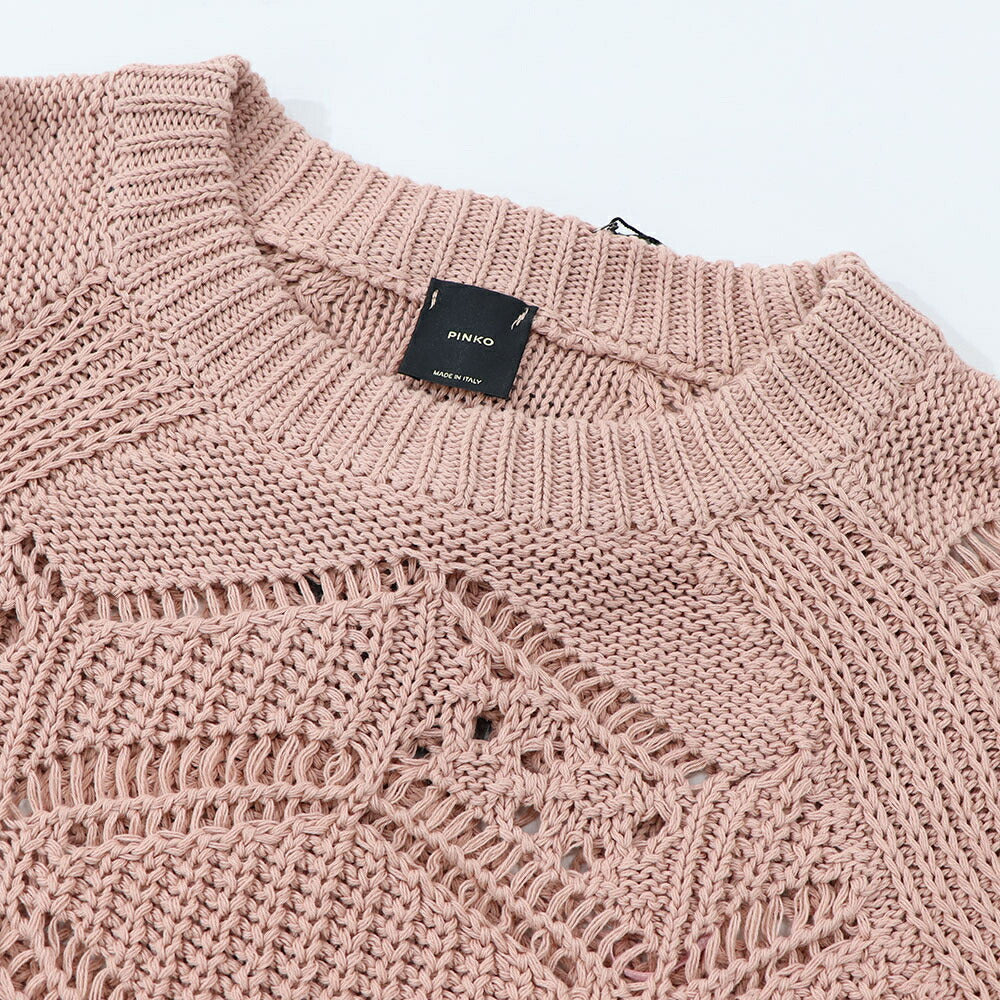 PINKO ニット ピンク オーバーサイズ 100940-A0SJ