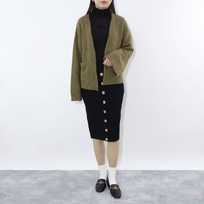 PINKO Tシャツ  ブラック タートルネック ロゴ シースルー 長袖 1G17WA-Y7D2