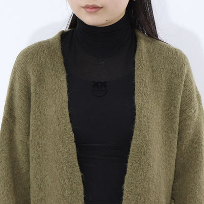 PINKO Tシャツ  ブラック タートルネック ロゴ シースルー 長袖 1G17WA-Y7D2