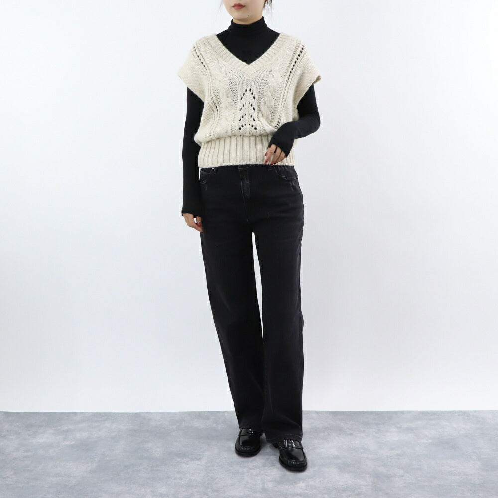 PINKO ニット ベージュ ニットベスト アームウォーマー 1G18AN-A06I