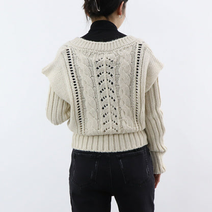 PINKO ニット ベージュ ニットベスト アームウォーマー 1G18AN-A06I