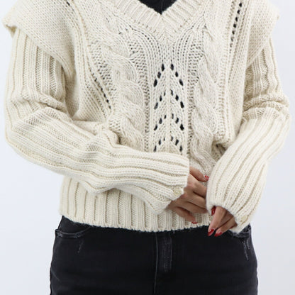 PINKO ニット ベージュ ニットベスト アームウォーマー 1G18AN-A06I