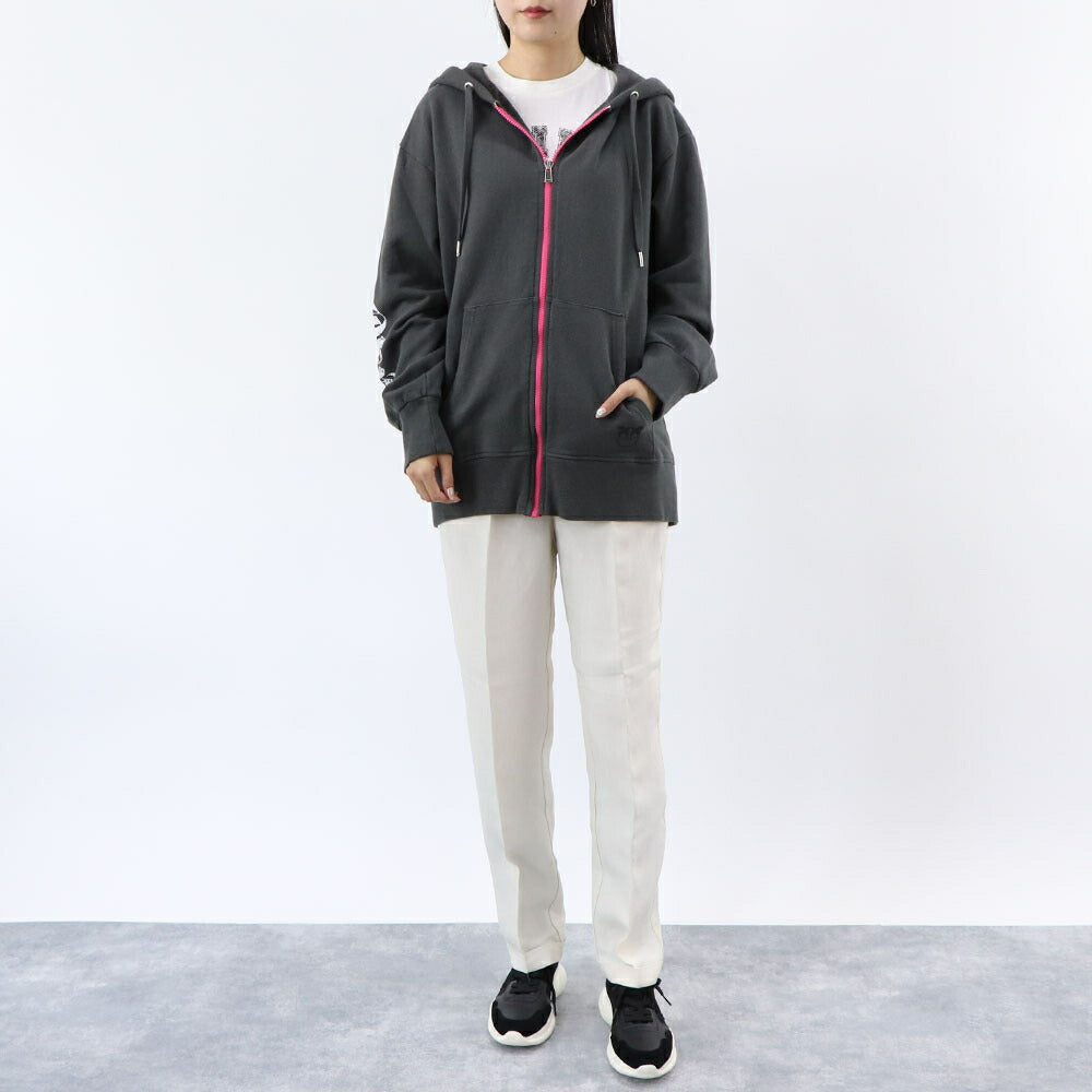 PINKO スウェット グレー ジップアップ 1G16RK-Y72Z