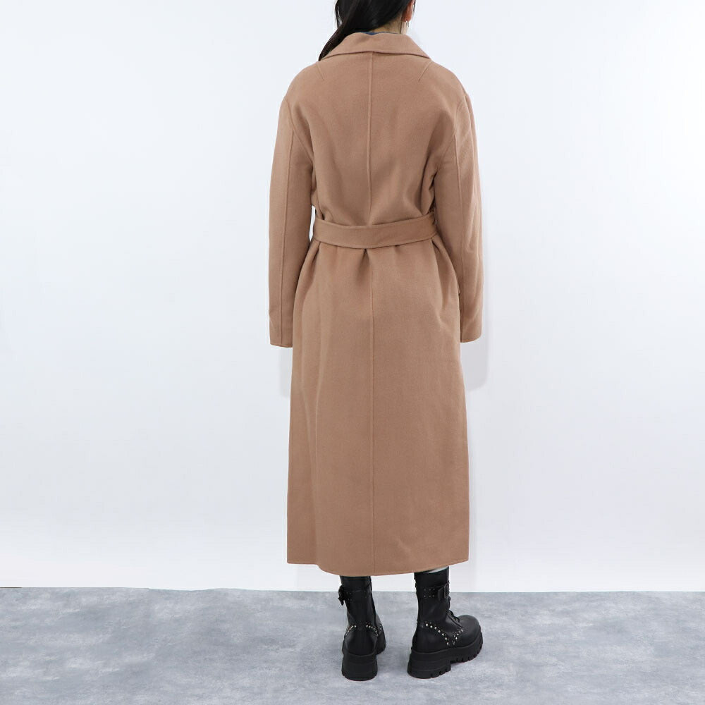 PINKO ブラウン ロングコート シンプル 1G14ZV-Y27P