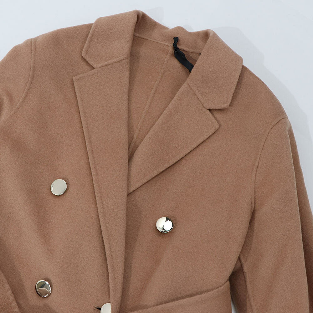 PINKO ブラウン ロングコート シンプル 1G14ZV-Y27P
