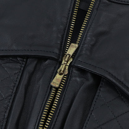 PINKO アウター ジャケット ブラック レザージャケット 1G15PS-Y6W4