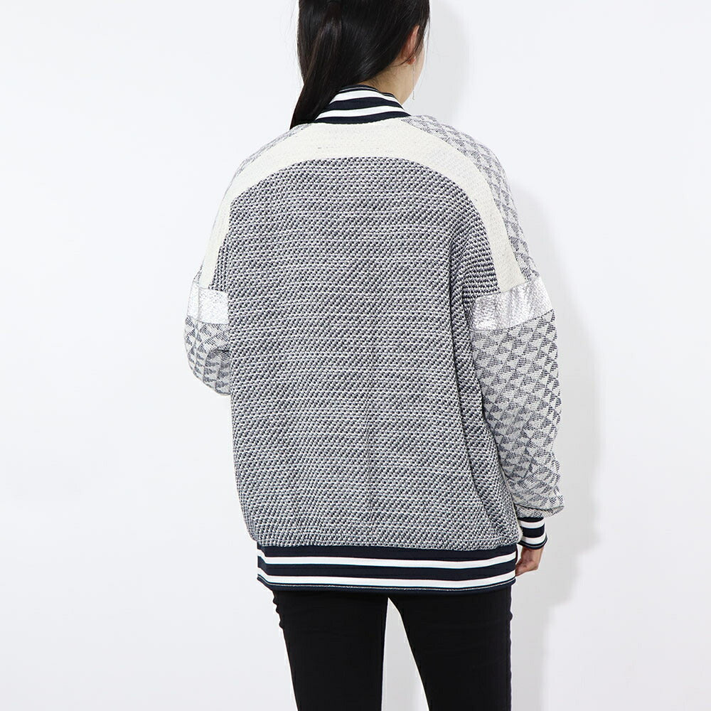 PINKO ジャケット グレー ロゴ刺繍 スナップボタン 1G1711-8738