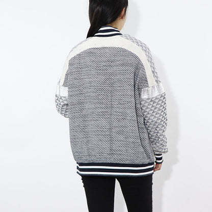 PINKO ジャケット グレー ロゴ刺繍 スナップボタン 1G1711-8738