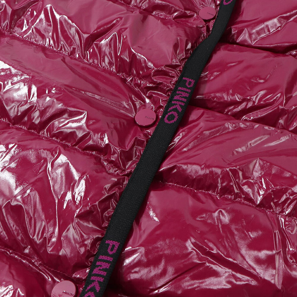 PINKO ピンコ レディース アウター ジャケット・ブルゾン ピンクバイオレット 中綿ジャケット 光沢 ロングダウン 1G18CY-A00N