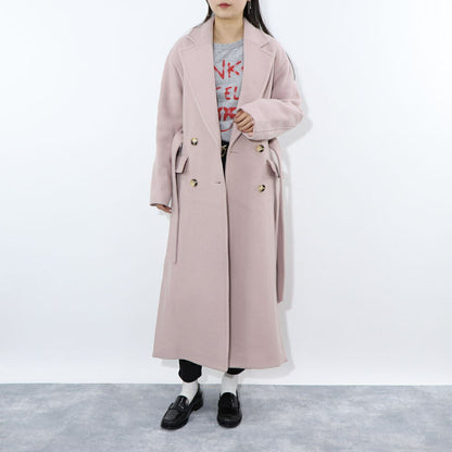 PINKO ベビーピンク ロングコート 1G18GY-Y7DY