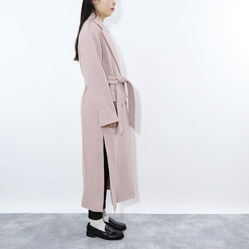 PINKO ベビーピンク ロングコート 1G18GY-Y7DY