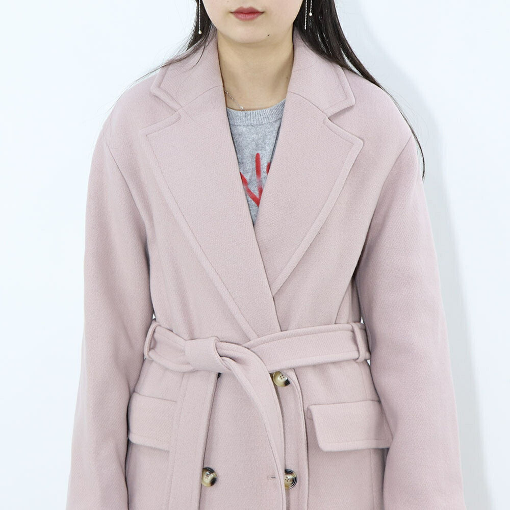 PINKO ベビーピンク ロングコート 1G18GY-Y7DY